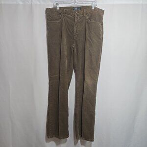 VTG Polo Ralph Lauren Corduroy Pants Size 38x32 Brown 90s Y2K Preppy